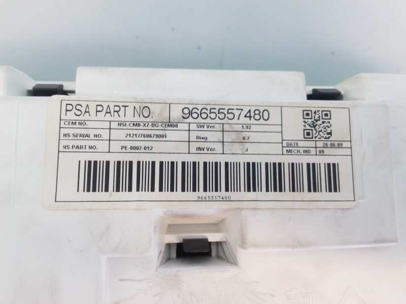 Recambio de cuadro instrumentos para citroën c5 berlina premier referencia OEM IAM 9665557480  E1-A4-23-2