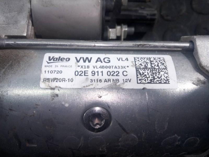 Recambio de motor arranque para seat tarraco (kn2) fr 4drive referencia OEM IAM 02E911022C  P3-A7-4-2