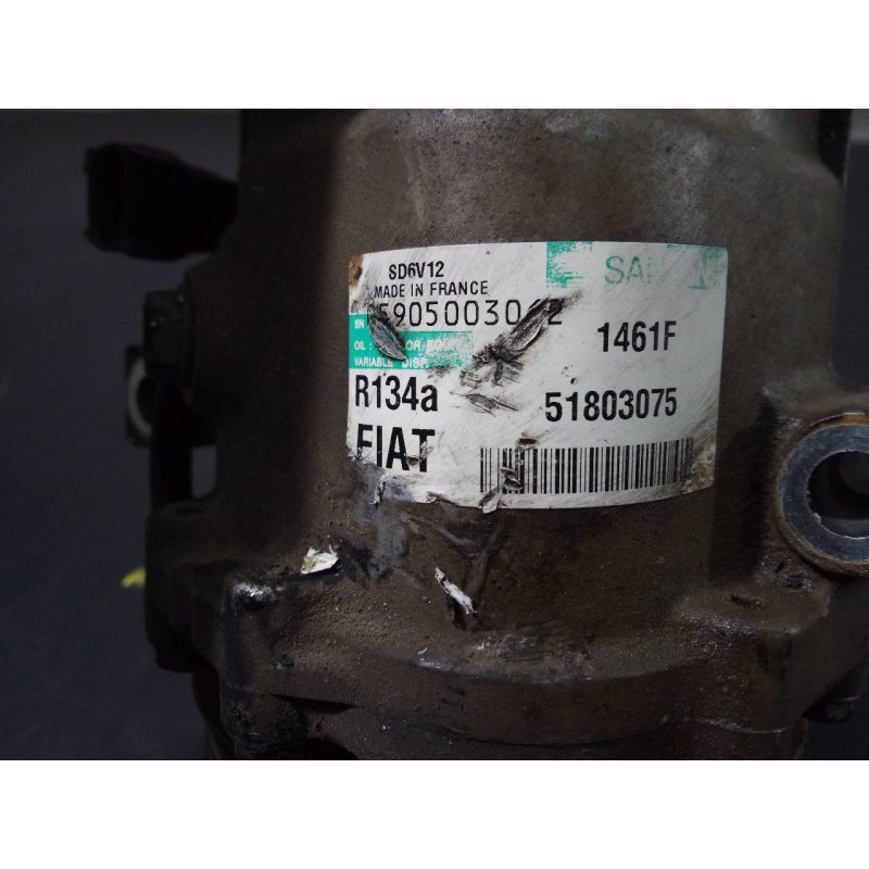 Recambio de compresor aire acondicionado para fiat fiorino sx familiar referencia OEM IAM 51803075  P3-B3-18-3