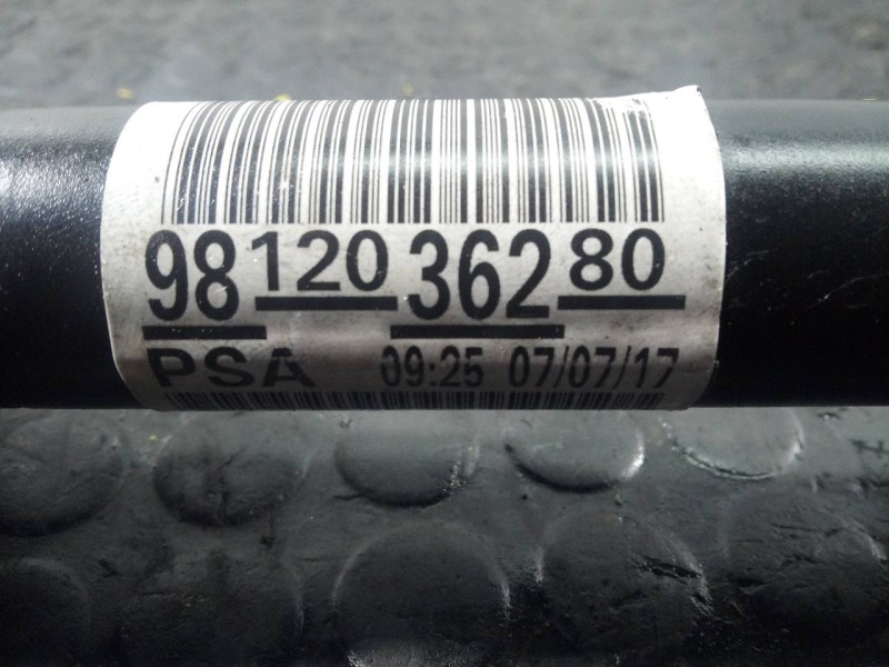 Recambio de transmision delantera izquierda para citroën c-elysée exclusive referencia OEM IAM 9812036280  P1-B6-33