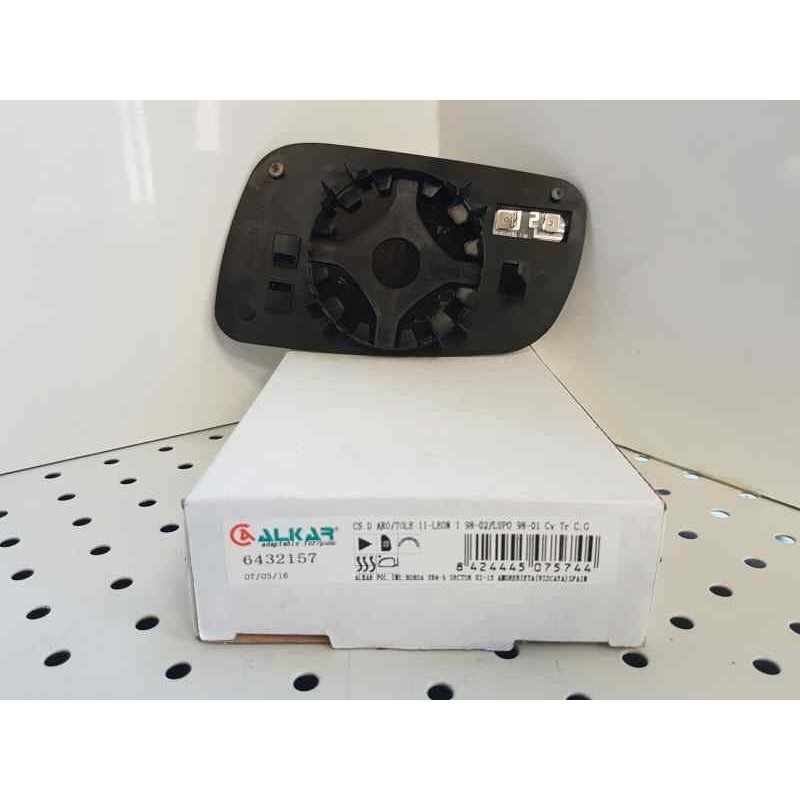 Recambio de cristal retrovisor derecho para seat leon (1m1) referencia OEM IAM 6432157 NUEVO T2-4-A2-3