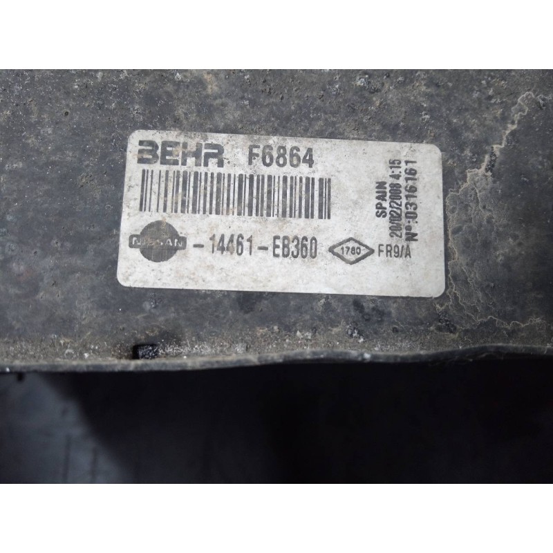 Recambio de intercooler para nissan navara pick-up (d40m) double cab le 4x4 referencia OEM IAM F6864 14461EB360 P2-A11-8