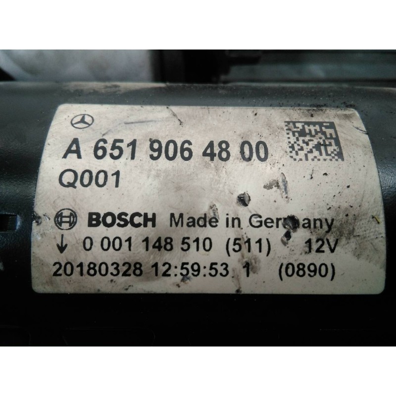 Recambio de motor arranque para mercedes-benz clase glc coupe (bm 253)(6.2016) glc 220 d 4matic (253.305) referencia OEM IAM A65