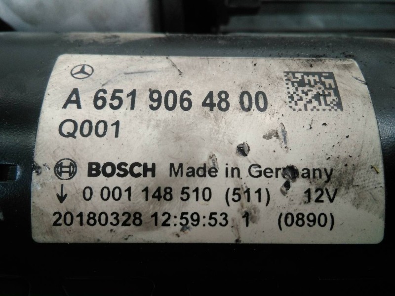 Recambio de motor arranque para mercedes-benz clase glc coupe (bm 253)(6.2016) glc 220 d 4matic (253.305) referencia OEM IAM A65