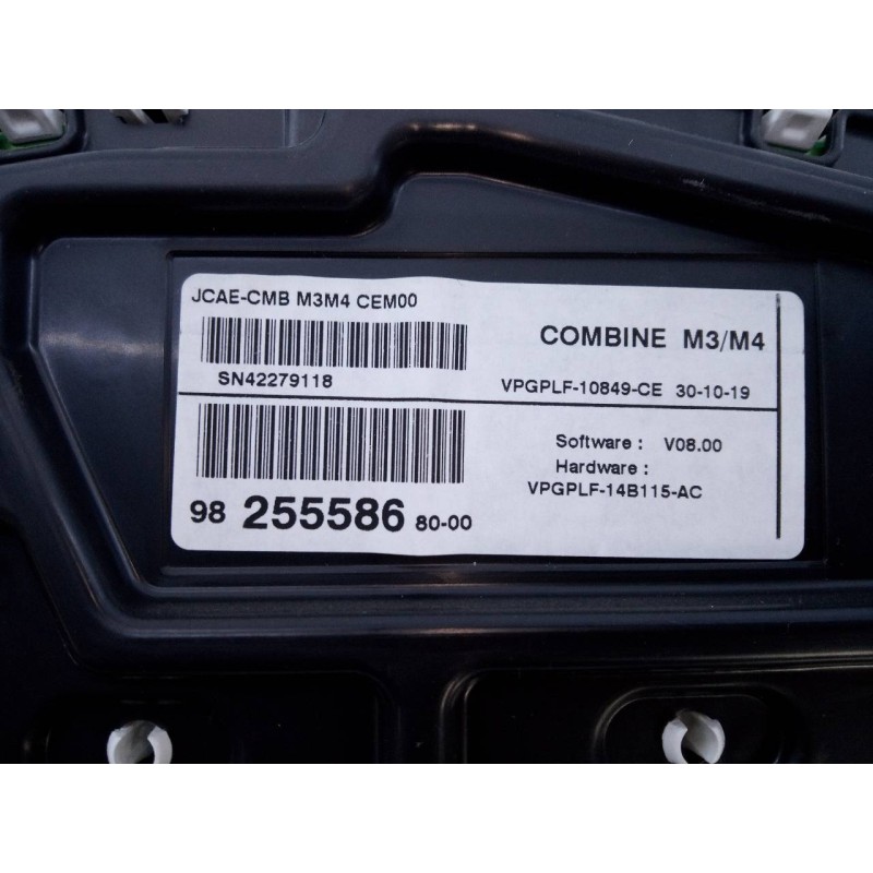 Recambio de cuadro instrumentos para citroën c-elysée origins referencia OEM IAM 9625558680  E3-B2-50-4