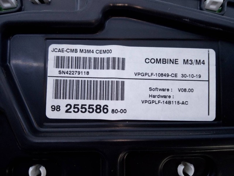 Recambio de cuadro instrumentos para citroën c-elysée origins referencia OEM IAM 9625558680  E3-B2-50-4