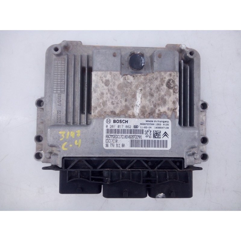 Recambio de centralita motor uce para citroën c4 lim. business referencia OEM IAM 9677031180 0281017862 E3-B2-24-4