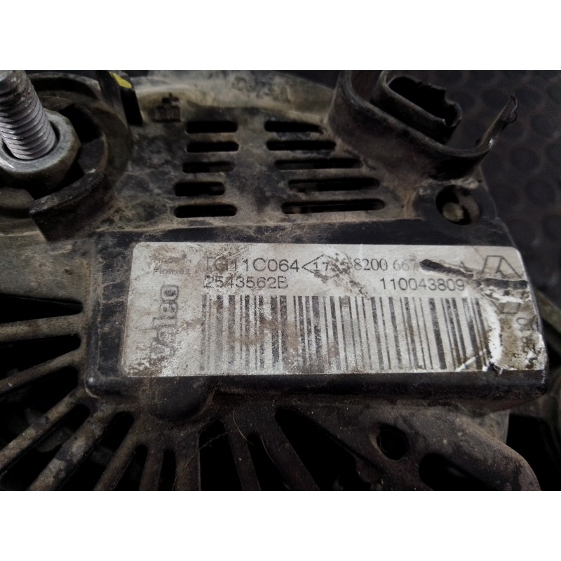 Recambio de alternador para dacia logan ambiance referencia OEM IAM 2543562B TG11C064 P3-A5-9-3