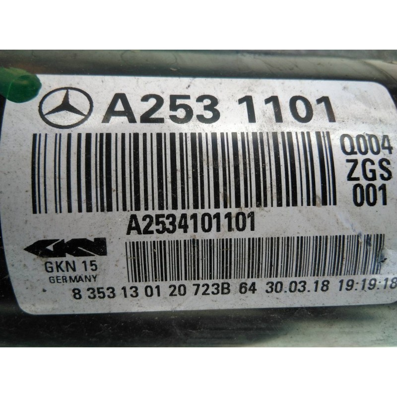 Recambio de transmision central para mercedes-benz clase glc coupe (bm 253)(6.2016) glc 220 d 4matic (253.305) referencia OEM IA