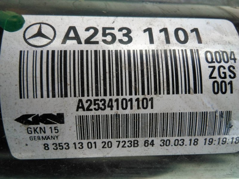 Recambio de transmision central para mercedes-benz clase glc coupe (bm 253)(6.2016) glc 220 d 4matic (253.305) referencia OEM IA