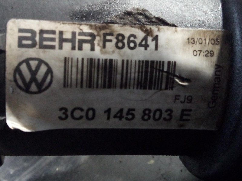 Recambio de intercooler para volkswagen passat berlina (3c2) 2.0 tdi referencia OEM IAM 3C0145803E  P2-A11-14