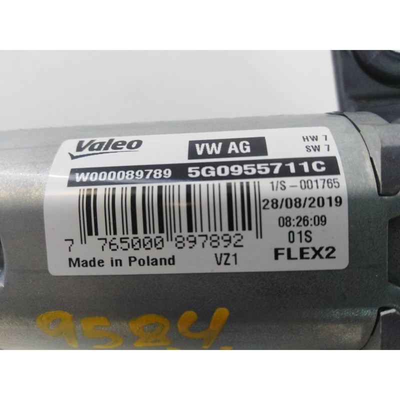 Recambio de motor limpia trasero para volkswagen polo advance referencia OEM IAM 5G0955711C  E1-B6-4-2