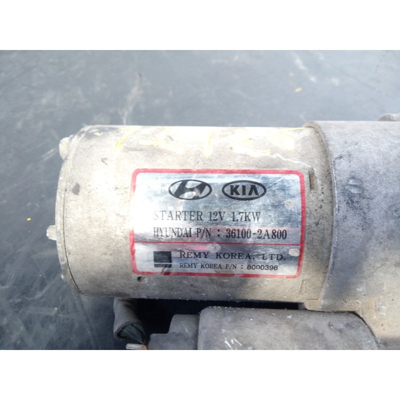 Recambio de motor arranque para hyundai ix35 classic 2wd referencia OEM IAM 361002A800  P3-A7-19-3