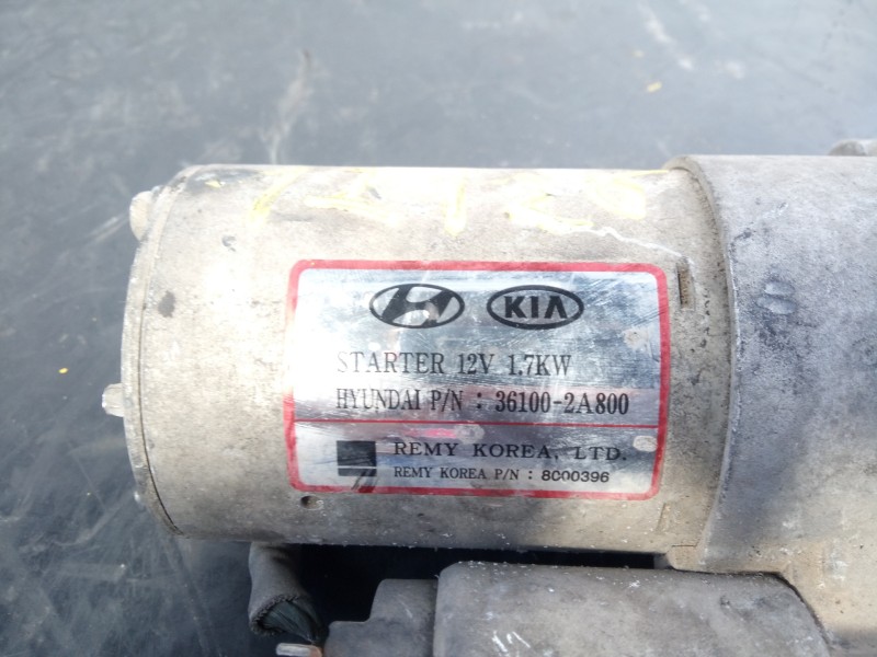 Recambio de motor arranque para hyundai ix35 classic 2wd referencia OEM IAM 361002A800  P3-A7-19-3