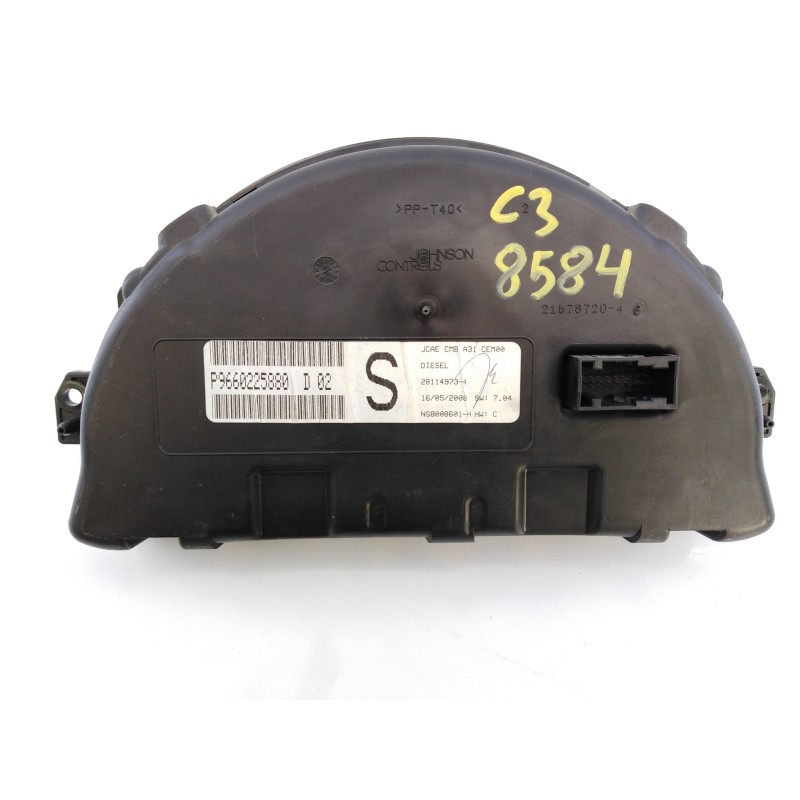 Recambio de cuadro instrumentos para citroën c3 1.4 hdi audace referencia OEM IAM 9660225880  E3-B2-23-4