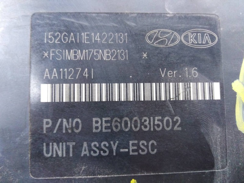 Recambio de abs para hyundai i40 style referencia OEM IAM 589203Z510 I52GAI1E1422131 P3-A8-5-3