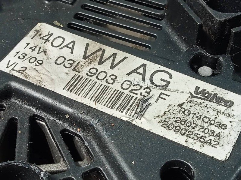 Recambio de alternador para volkswagen golf vi (5k1) advance referencia OEM IAM   P3-B6-8-3