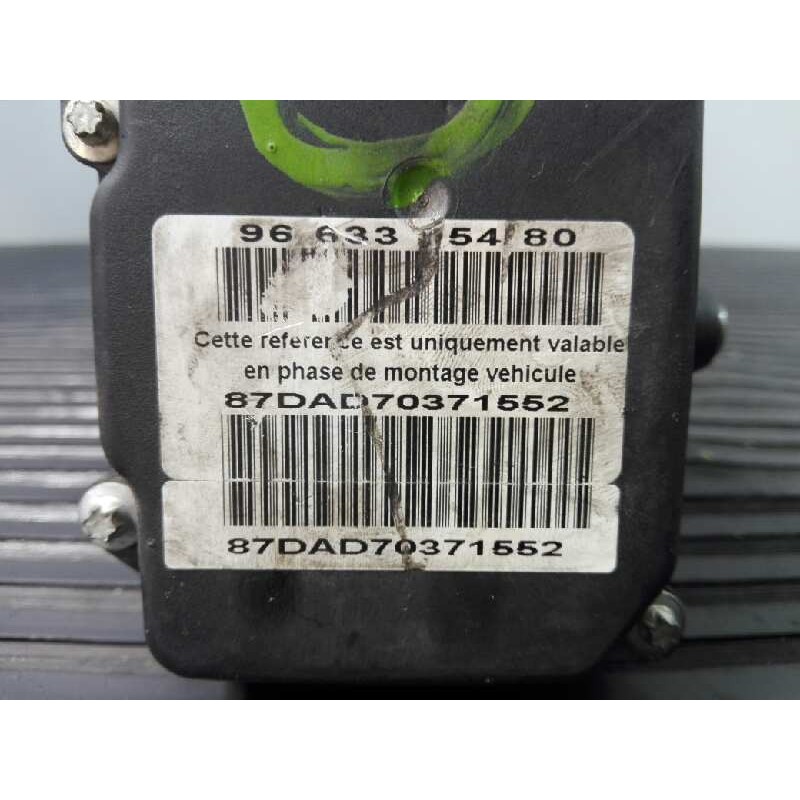 Recambio de abs para citroën c4 berlina referencia OEM IAM 9663305480 0265800406 P3-A8-25-4