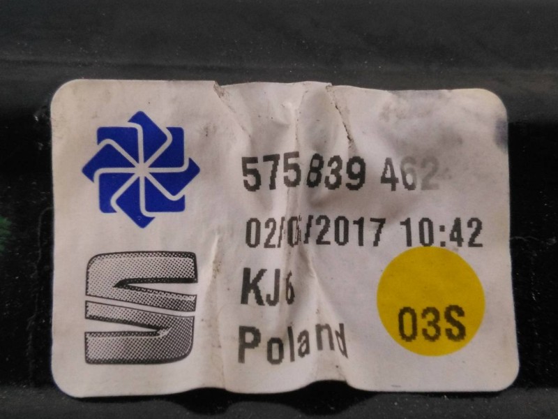 Recambio de elevalunas trasero derecho para seat ateca (kh7) reference plus referencia OEM IAM 575839462A  E1-B6-14-2