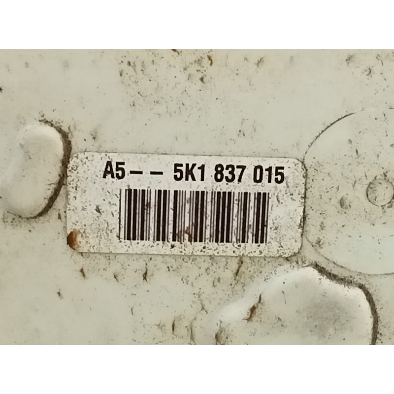 Recambio de cerradura puerta delantera izquierda para volkswagen golf vi (5k1) advance referencia OEM IAM 5K1837015  E1-B6-51-2