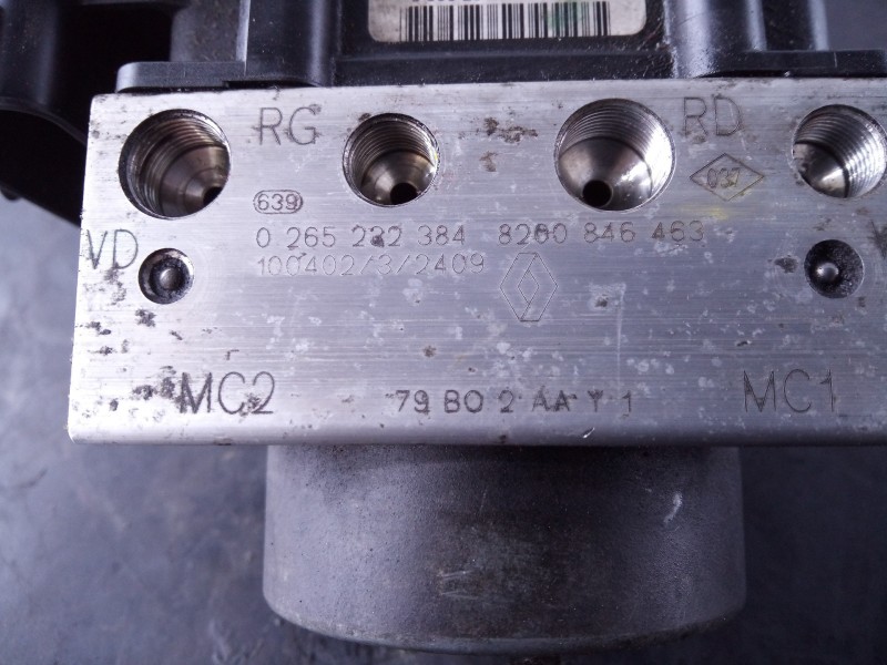 Recambio de abs para dacia duster ambiance 4x2 referencia OEM IAM 0265222384 8200846463 P3-A8-18-2