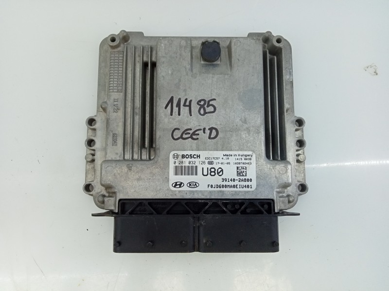 Recambio de centralita motor uce para kia cee´d drive referencia OEM IAM 391402A800 0281032126 E3-A3-29-2