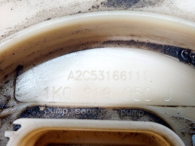 Recambio de aforador para seat leon (1p1) fr referencia OEM IAM 1K0919050J  P3-A6-10-3