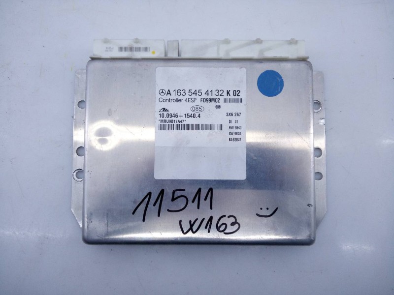 Recambio de centralita motor uce para mercedes-benz clase m (w163) 320 (163.154) referencia OEM IAM A0265456632 0261206300 E3-A1