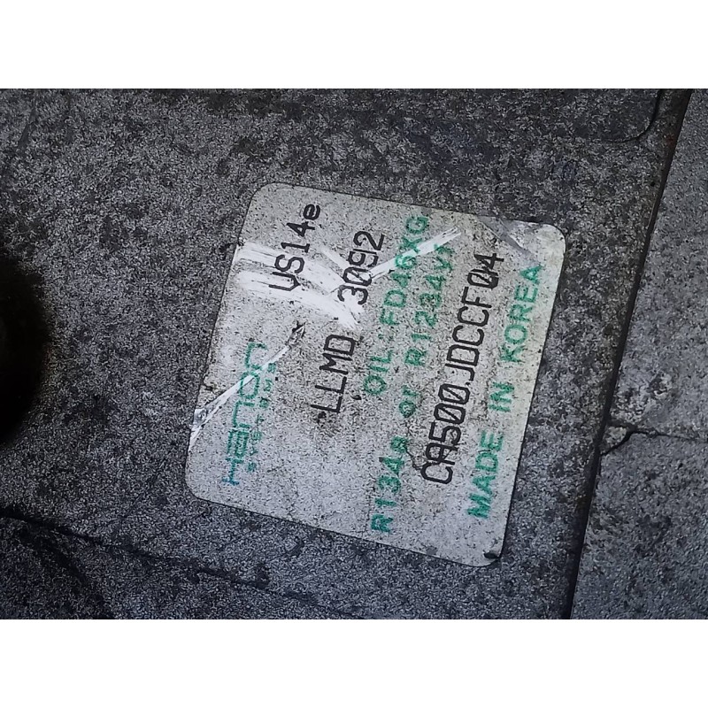 Recambio de compresor aire acondicionado para kia cee´d drive referencia OEM IAM LLMD3092 CA500JDCCF04 P3-A2-18-4