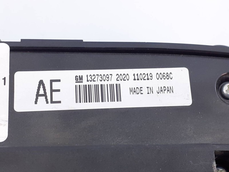 Recambio de mando climatizador para opel insignia berlina cosmo referencia OEM IAM 13273097  E3-A5-19-4