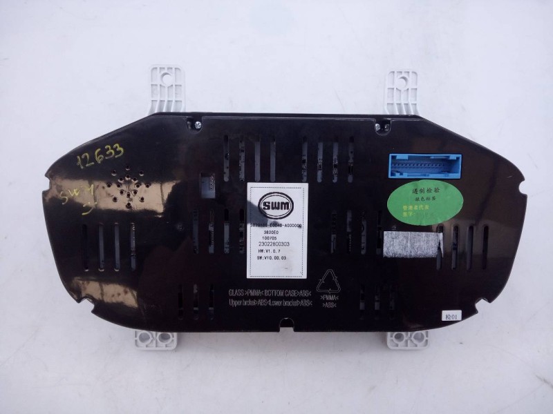Recambio de cuadro instrumentos para swm motors g01 g01 referencia OEM IAM 23022800303 3820100E0040A000000 E3-A3-28-4