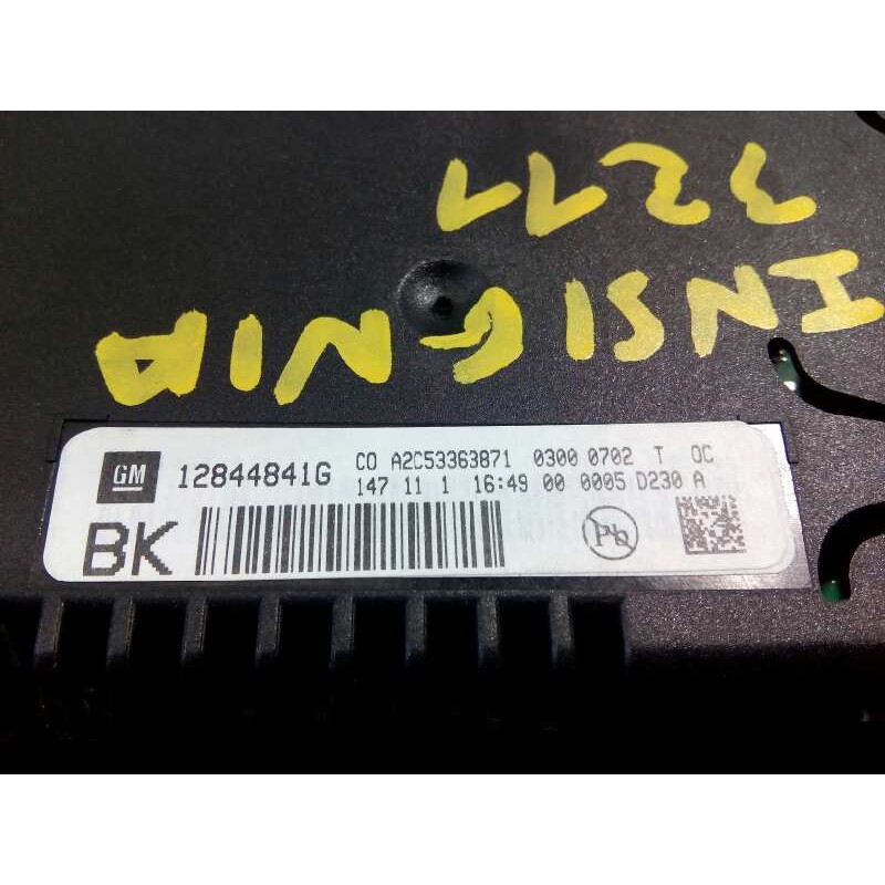 Recambio de pantalla multifuncion para opel insignia berlina cosmo referencia OEM IAM 12844841G  E3-A5-21-4