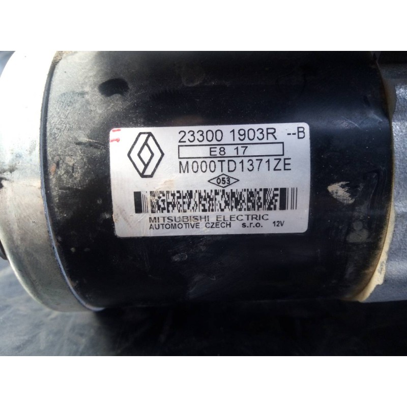 Recambio de motor arranque para dacia dokker essential referencia OEM IAM 233001903R  P3-B8-12-2