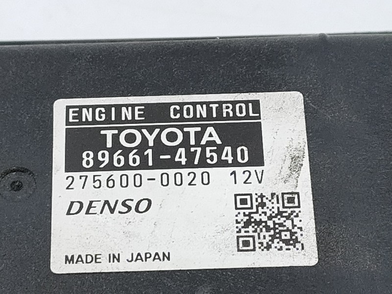 Recambio de centralita motor uce para toyota prius (nhw30) plug-in hybrid advance referencia OEM IAM 8966147540 2756000020 E3-B2
