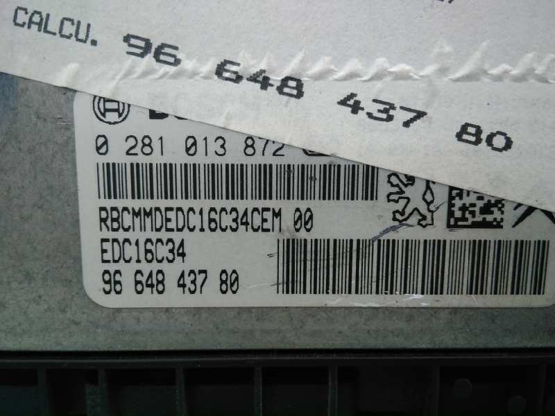 Recambio de centralita motor uce para citroën c4 berlina collection referencia OEM IAM 9664843780 0281013872 E3-B2-25-2