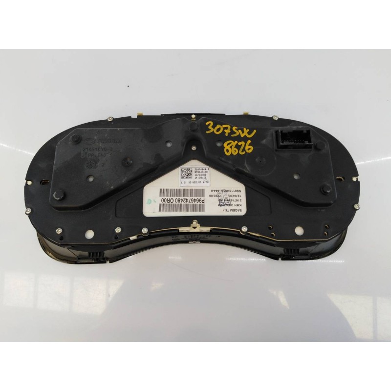 Recambio de cuadro instrumentos para peugeot 307 break / sw (s1) break xs referencia OEM IAM 9646742480 216746394 E3-B2-40-4