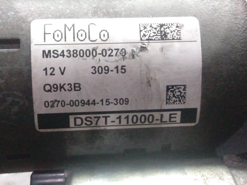 Recambio de motor arranque para ford focus lim. business referencia OEM IAM MS4380000270 DS7T11000LE P3-B7-14-3