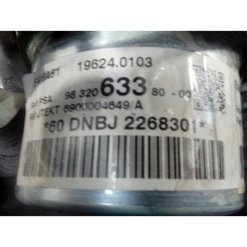Recambio de cremallera direccion para peugeot 208 active referencia OEM IAM 9832063380 60DNBJ2268301 P1-B8-33