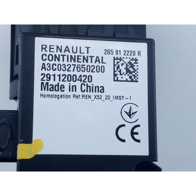 Recambio de antirrobo para dacia sandero iii stepaway referencia OEM IAM 285912220R A3C0327650200 E2-A1-39-2