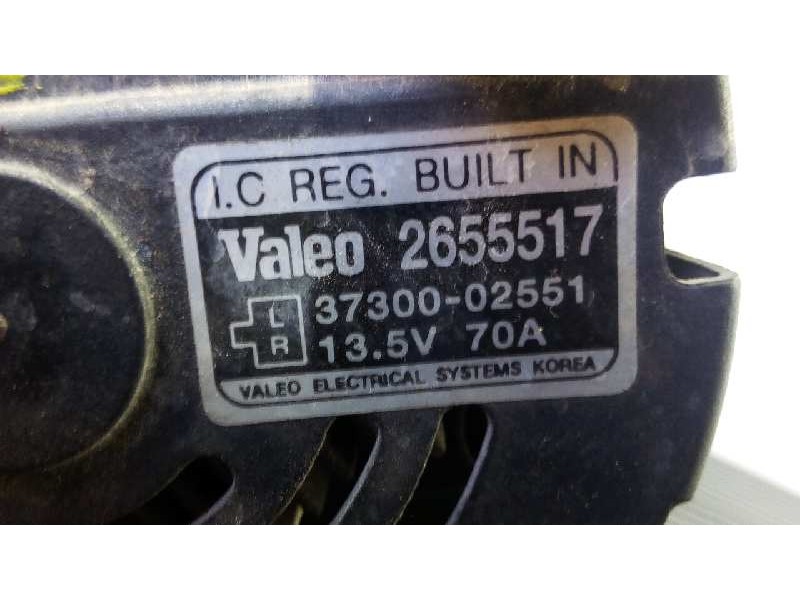 Recambio de alternador para hyundai getz (tb) 1.1 básico edition-plus referencia OEM IAM 2655517 3730002551 P3-A5-27-1