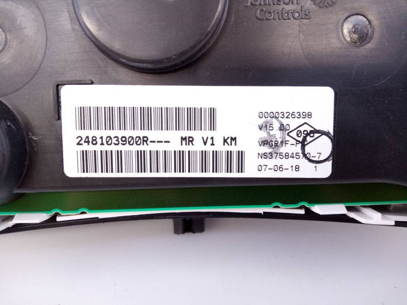 Recambio de cuadro instrumentos para dacia dokker essential referencia OEM IAM 248103900R  E2-A1-28-7