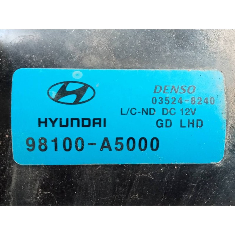 Recambio de motor limpia delantero para hyundai i30 (gd) trend referencia OEM IAM 98100A5000  