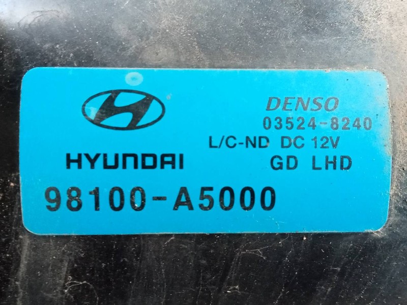 Recambio de motor limpia delantero para hyundai i30 (gd) trend referencia OEM IAM 98100A5000  