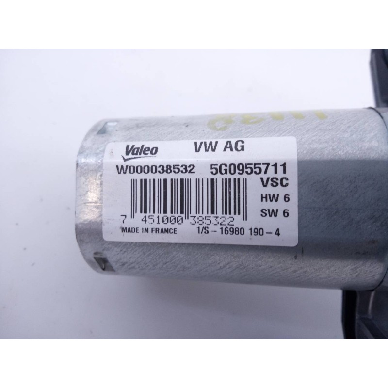 Recambio de motor limpia trasero para volkswagen golf vii lim. (5g1) edition bluemotion referencia OEM IAM 5G0955711  E1-B6-27-1