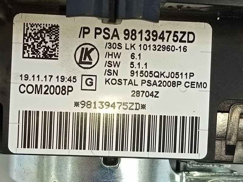Recambio de anillo airbag para citroën c4 cactus feel referencia OEM IAM 98139475ZD  E3-B2-24-1