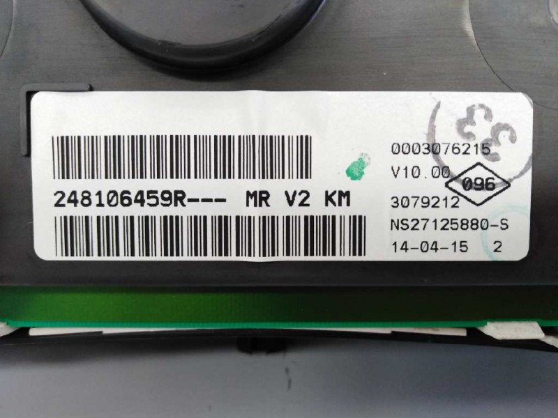 Recambio de cuadro instrumentos para dacia sandero stepway referencia OEM IAM 248106459R 27125880 E2-A1-45-2