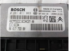 Recambio de centralita motor uce para citroën c4 coupe collection referencia OEM IAM 9661773380 0281011863 E3-B2-35-4 2