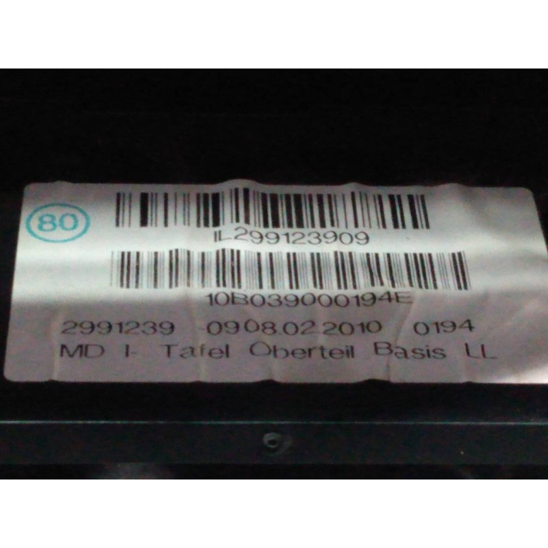 Recambio de kit airbag para bmw x1 (e84) sdrive 18d referencia OEM IAM 0285010070 31918443202L P2-B4-11