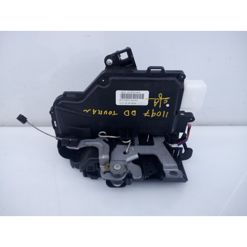 Recambio de cerradura puerta delantera derecha para volkswagen touran (1t3) highline referencia OEM IAM 3D1837016AR  E1-A5-47-1