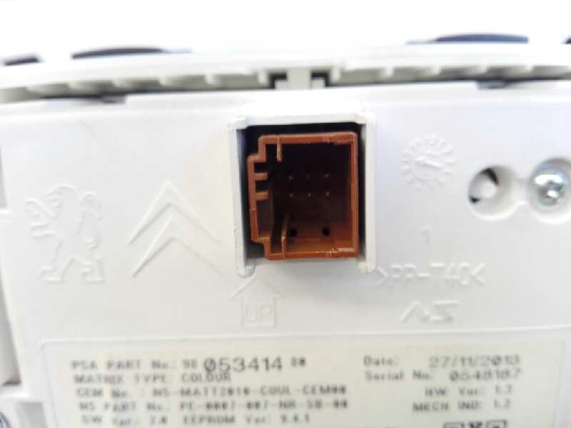 Recambio de cuadro instrumentos para peugeot 2008 (--.2013) active referencia OEM IAM 9805341480 0548187 E3-B2-29-3